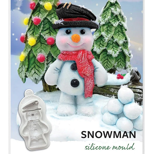Katy Sue Christmas Snowman Silicone Mould