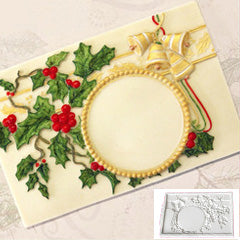 Katy Sue Circle Vintage Christmas Plaque