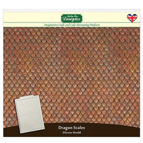 Katy Sue Continuous Dragon Scales Silicone Mould