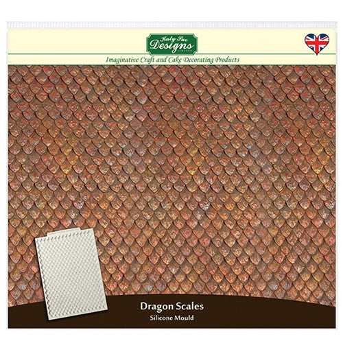 Katy Sue Continuous Dragon Scales Silicone Mould