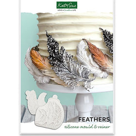 Katy Sue Feathers Silicone Mould