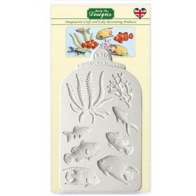Katy Sue Fish, Seaweed and Coral Silicone Mould