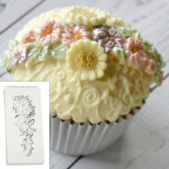 Katy Sue Floral Drop Silicone Mould