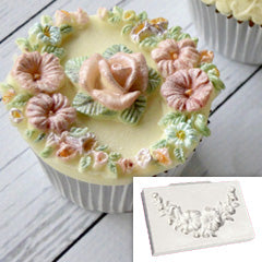 Katy Sue Floral Swag Silicone Mould