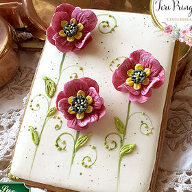 Katy Sue Flower Pro Filler Flower Hydrangea Back Veiner Silicone Mould