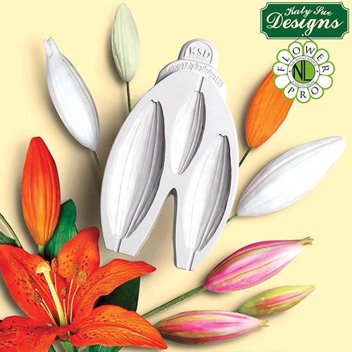 Katy Sue Flower Pro Lily Buds Mould