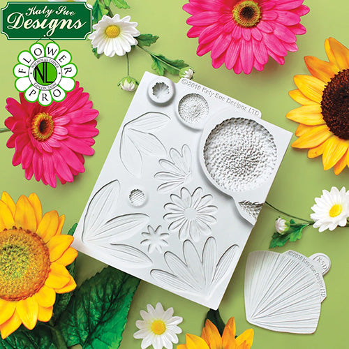 Katy Sue Flower Pro Ultimate Sunflower / Daisy Silicone Mould & Veiner