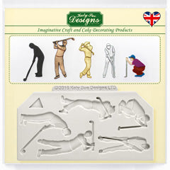 Katy Sue Golf Silhouettes Silicone Mould