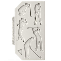Katy Sue Golf Silhouettes Silicone Mould