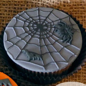 Katy Sue Halloween Spiders & Web Design Mat