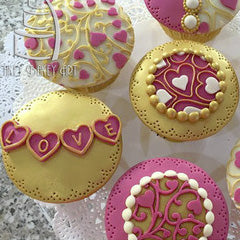 Katy Sue Heart Alphabet Silicone Mould
