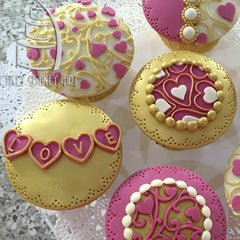 Katy Sue Heart Vine Design Mat