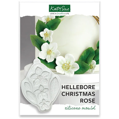 Katy Sue Hellebore Christmas Rose Flower Silicone Mould