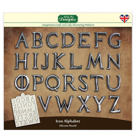 Katy Sue Iron Alphabet Silicone Mould