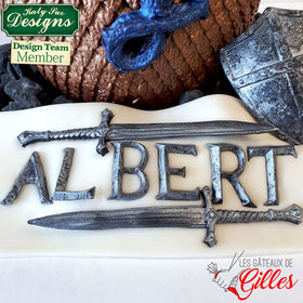 Katy Sue Iron Alphabet Silicone Mould