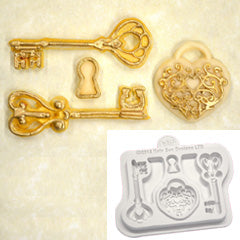 Katy Sue Key & Locket Silicone Mould