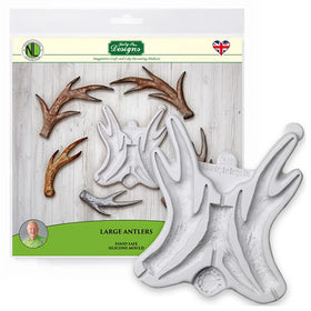 Katy Sue Large Antlers Silicone Mould