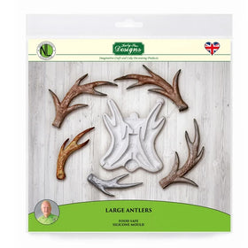 Katy Sue Large Antlers Silicone Mould