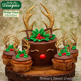 Katy Sue Large Antlers Silicone Mould