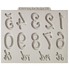 Katy Sue Large Numbers Silicone Mould