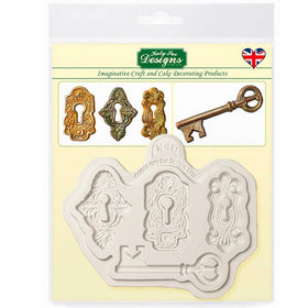 Katy Sue Locks and Keys Silicone Mould