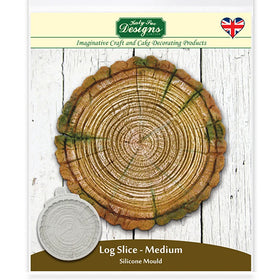 Katy Sue Log Textured Silicone Mould