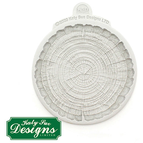 Katy Sue Log Textured Silicone Mould