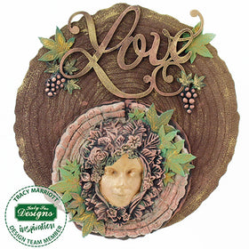 Katy Sue Log Textured Silicone Mould