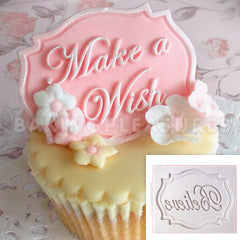 Katy Sue Make A Wish Mini Plaque Silicone Mould