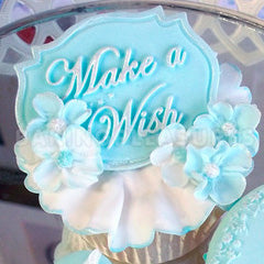 Katy Sue Make A Wish Mini Plaque Silicone Mould