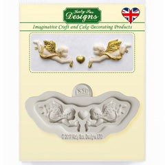 Katy Sue Mini Cherubs Silicone Mould