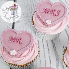 Katy Sue Mr Heart Plaque Silicone Mould