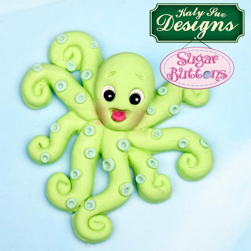 Katy Sue Sugar Buttons Octopus Silicone Mould