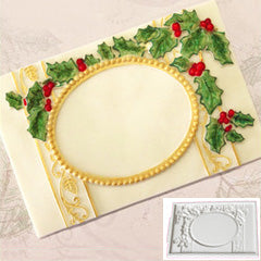 Katy Sue Oval Vintage Christmas Plaque