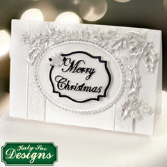 Katy Sue Oval Vintage Christmas Plaque