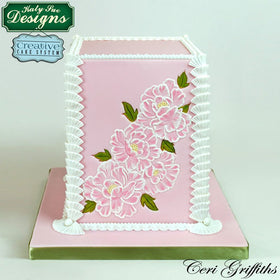 Katy Sue Peonies Silicone Embossers