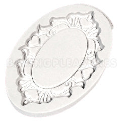 Katy Sue Decorative Plaque Oval Hearts Silicone Mould