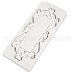 Katy Sue Decorative Plaque Rectangle Hearts Silicone Mould
