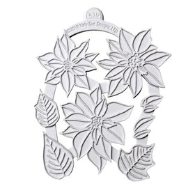 Katy Sue Poinsettia Silicone Embossers