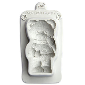Katy Sue Rainbow Bear Silicone Mould