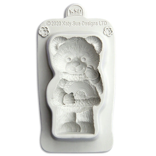 Katy Sue Rainbow Bear Silicone Mould