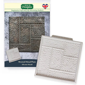Katy Sue Riveted Metal Plate Silicone Mould