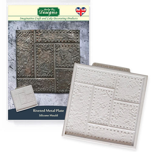Katy Sue Riveted Metal Plate Silicone Mould