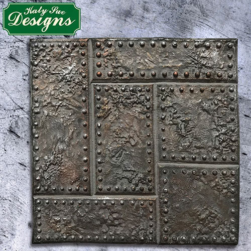 Katy Sue Riveted Metal Plate Silicone Mould