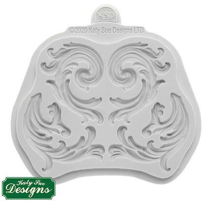 Katy Sue Rococo Flourishes Silicone Mould