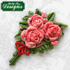 Katy Sue Rose Bouquet Silicone Mould