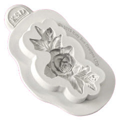 Katy Sue Rose, Bud & Leaf Decoration Silicone Mould