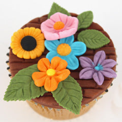Katy Sue Rose Leaves Silicone Mould