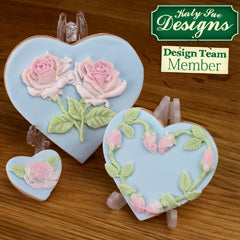 Katy Sue Rose Stems Silicone Mould