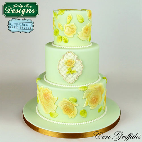 Katy Sue Roses Silicone Embossers